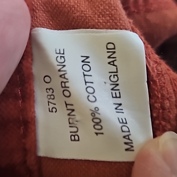 Women's size 10 Boden felt jeans burnt orange color 100% cotton - Picture 7 of 7